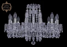 Люстра подвесная хрустальная 11.23.12.200.Cr.Dr Bohemia Art Classic прозрачная на 12 ламп, основание хром в стиле классический Люстра подвесная хрустальная 11.23.12.200.Cr.Dr Bohemia Art Classic прозрачная на 12 ламп, основание хром в стиле классический